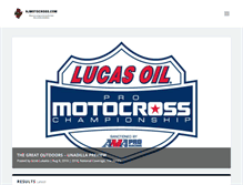 Tablet Screenshot of njmotocross.com